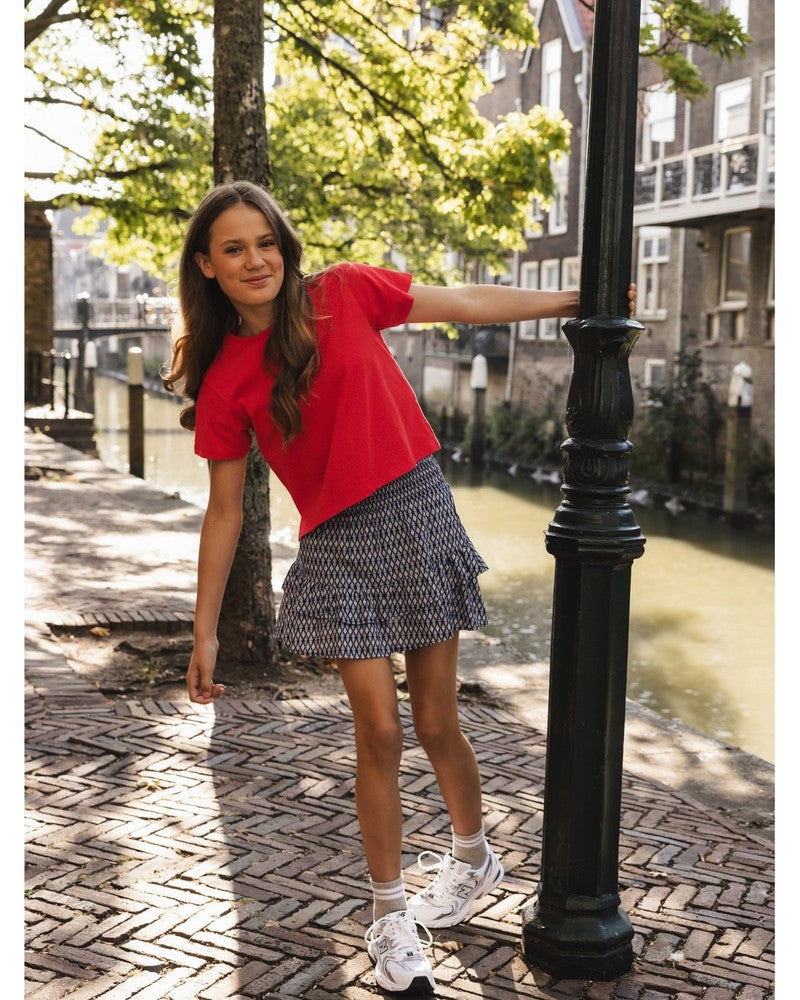 10sixteen T-shirt SS Cherry Rood 10sixteen T-shirt SS Cherry Rood