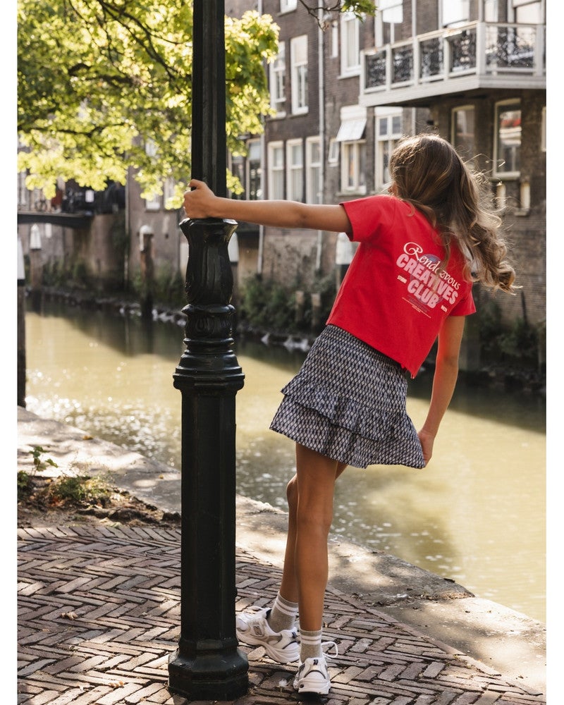 10sixteen T-shirt SS Cherry Rood 10sixteen T-shirt SS Cherry Rood