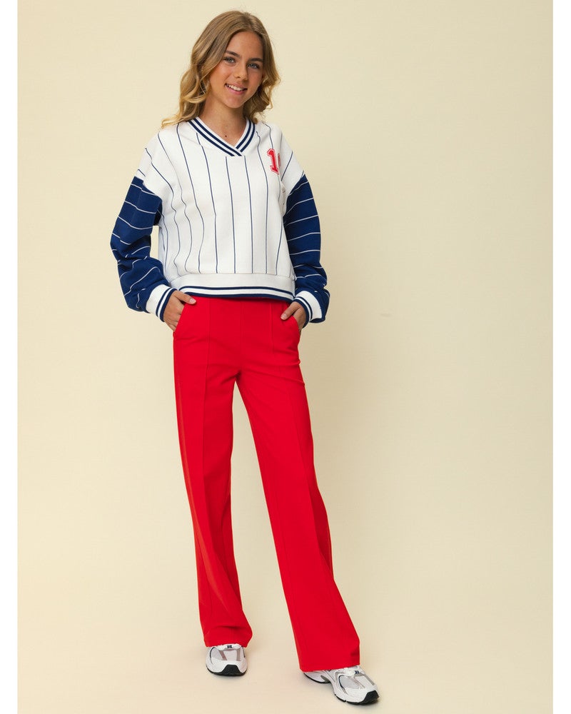 10sixteen Pants Wide Rood 10sixteen Pants Wide Rood