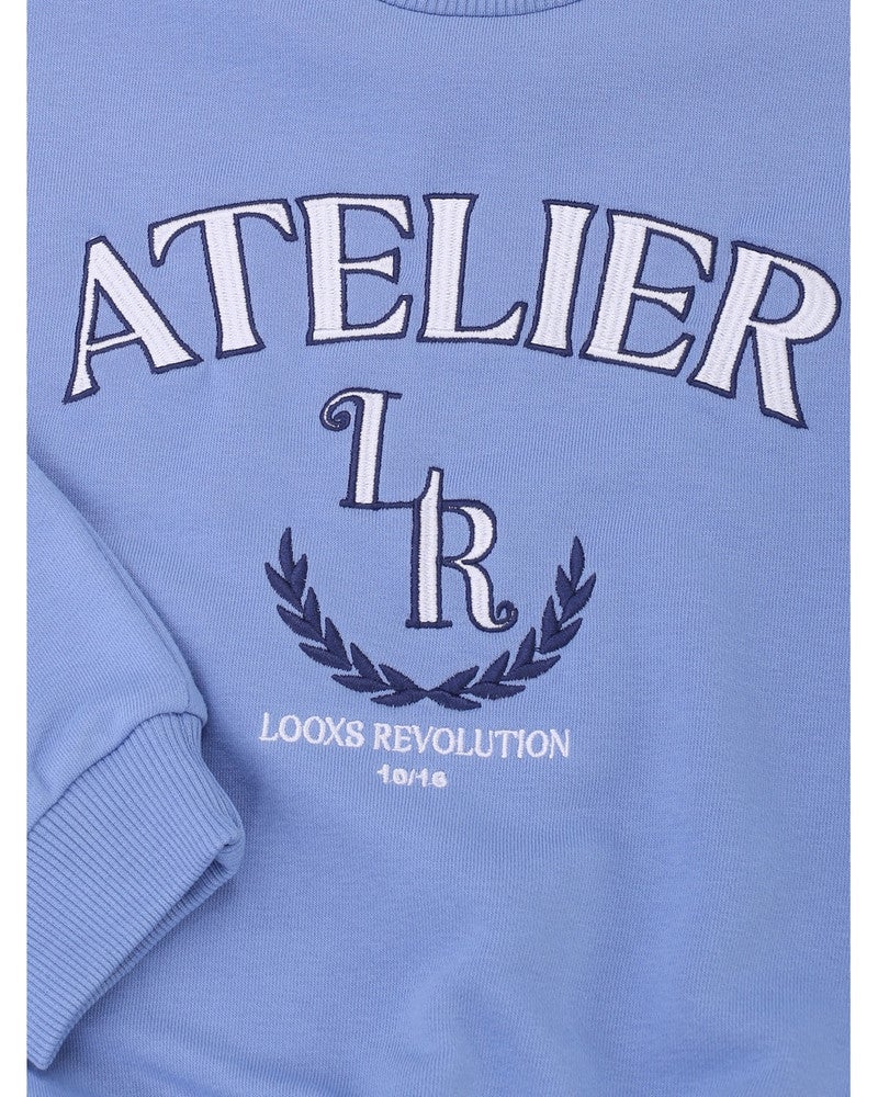 10sixteen Sweater Atelier Licht Blauw 10sixteen Sweater Atelier Licht Blauw