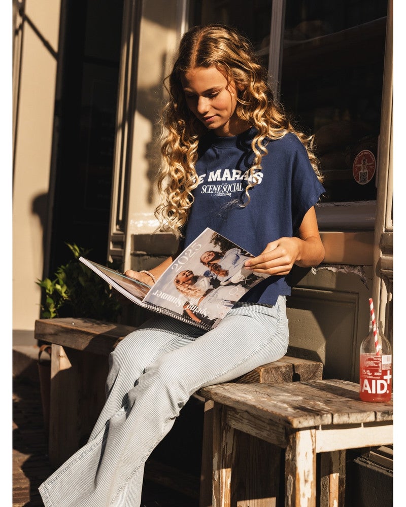 10sixteen T-shirt SS Marais Donker Blauw 10sixteen T-shirt SS Marais Donker Blauw