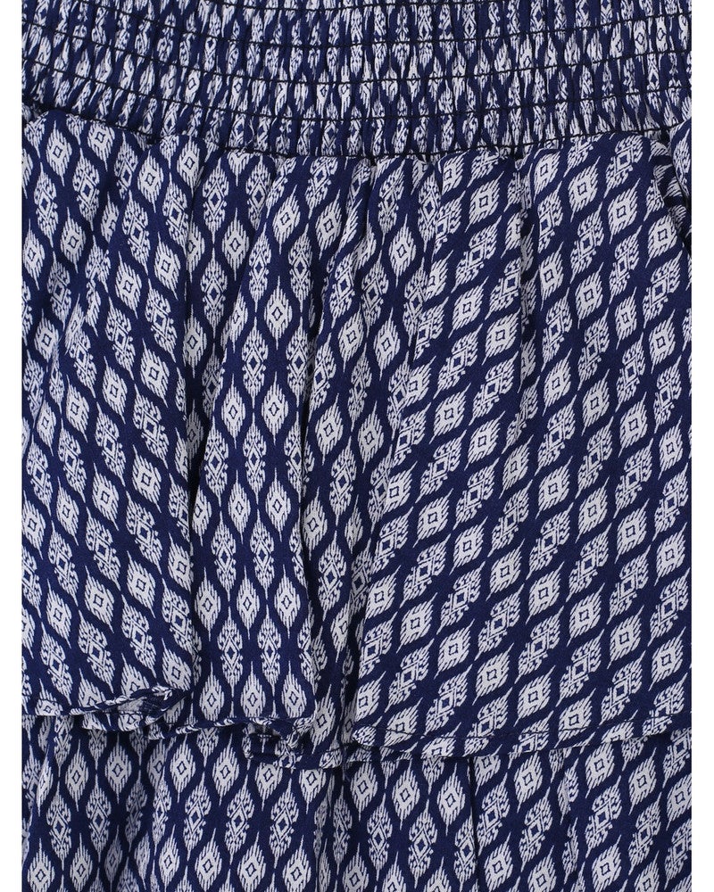 10sixteen Skort Ethnic Blue Blauw 10sixteen Skort Ethnic Blue Blauw