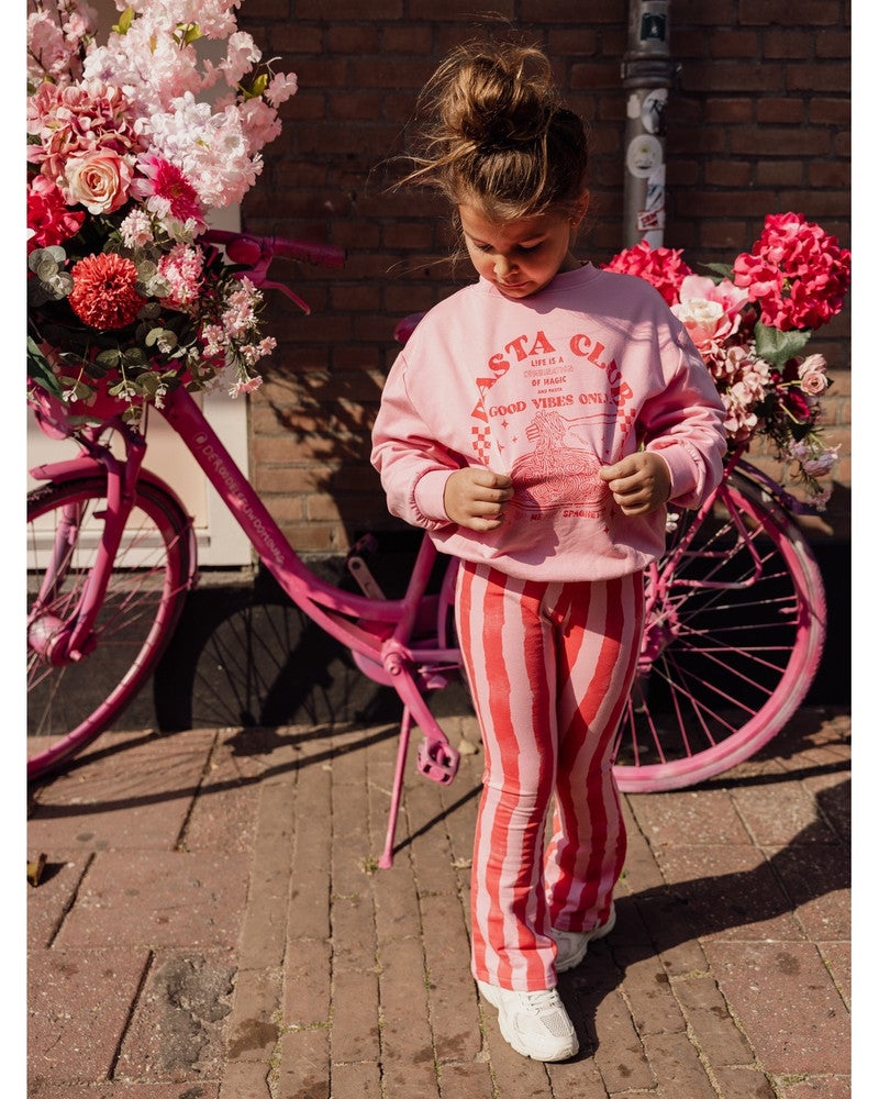 Little Sweater Pasta Club Roze Little Sweater Pasta Club Roze