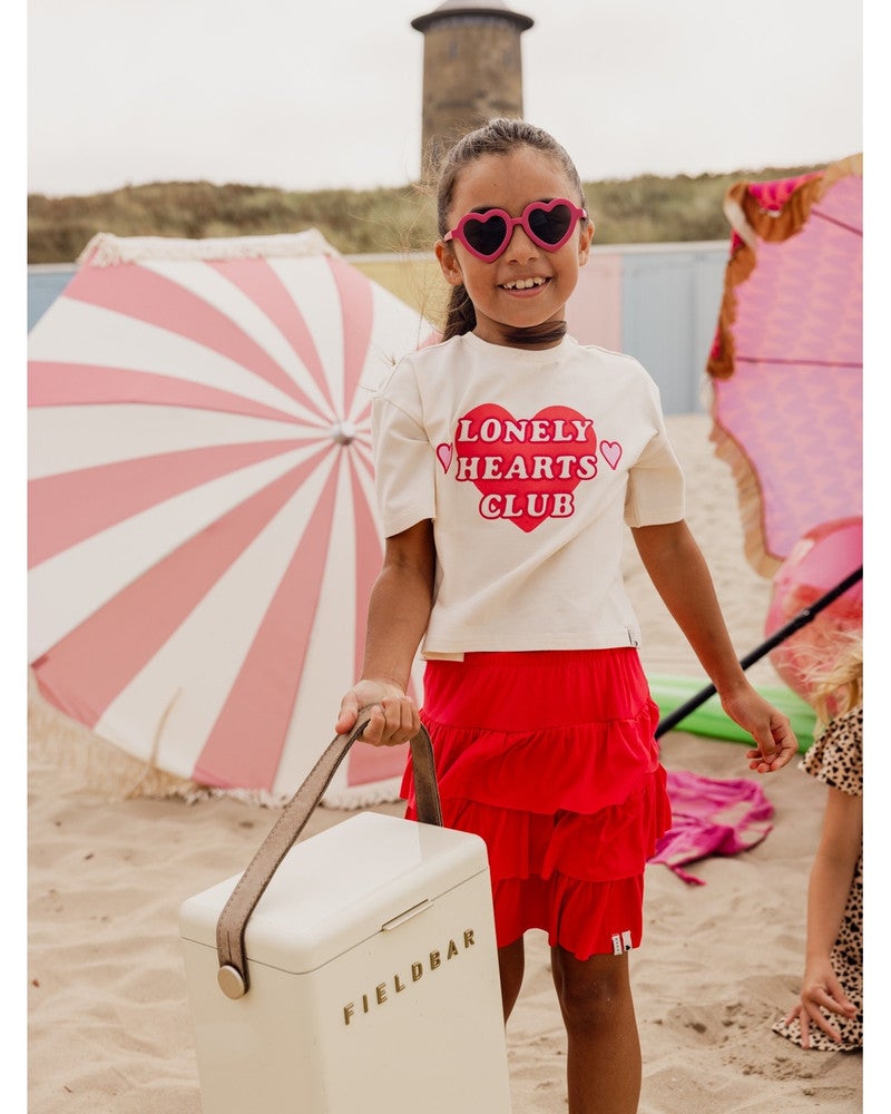 Little T-shirt SS Lonely Heart Off White Little T-shirt SS Lonely Heart Off White