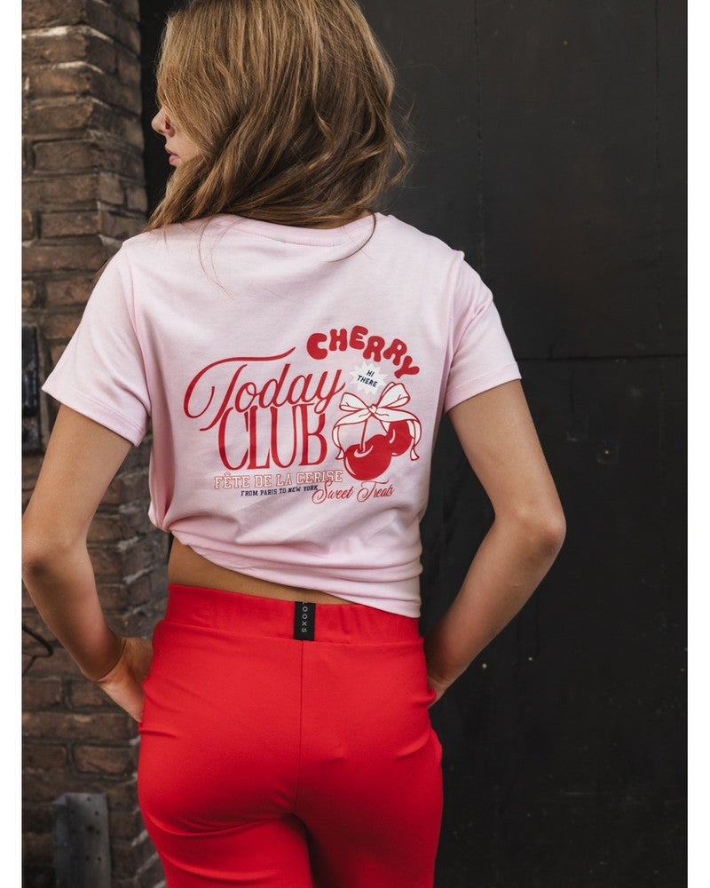 10sixteen T-shirt SS Cherry Roze 10sixteen T-shirt SS Cherry Roze