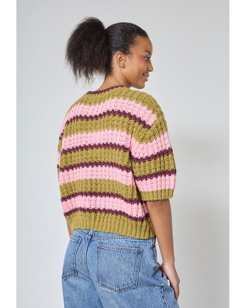 KRISSY-PU Knit Groen KRISSY-PU Knit Groen