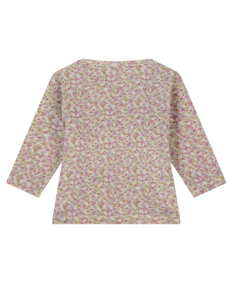 baby t-shirt long sleeve overslag spring flowers Multi baby t-shirt long sleeve overslag spring flowers Multi