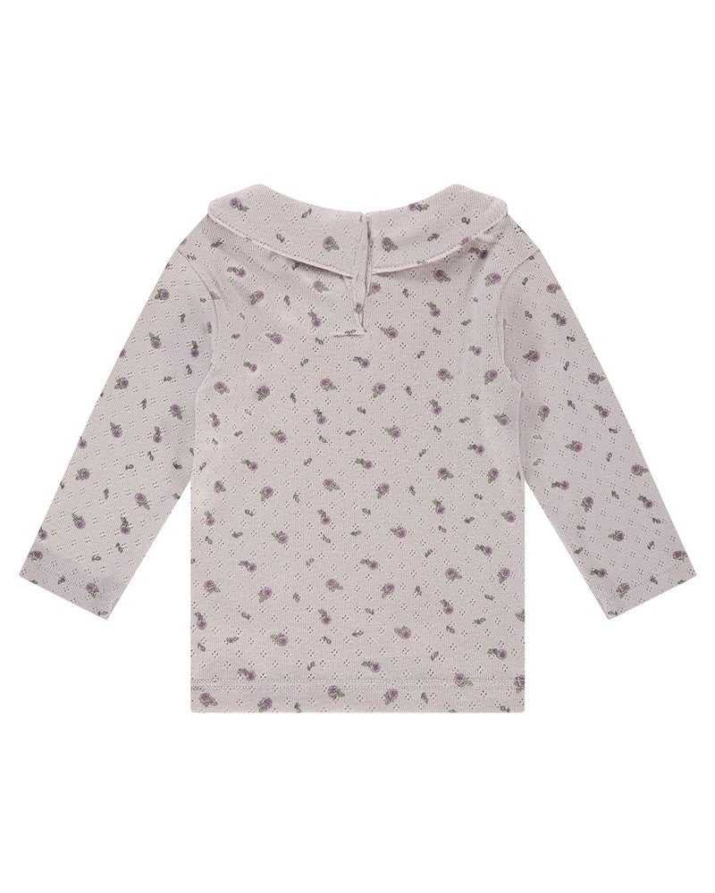 baby t-shirt long sleeve spring roses ajour Roze baby t-shirt long sleeve spring roses ajour Roze