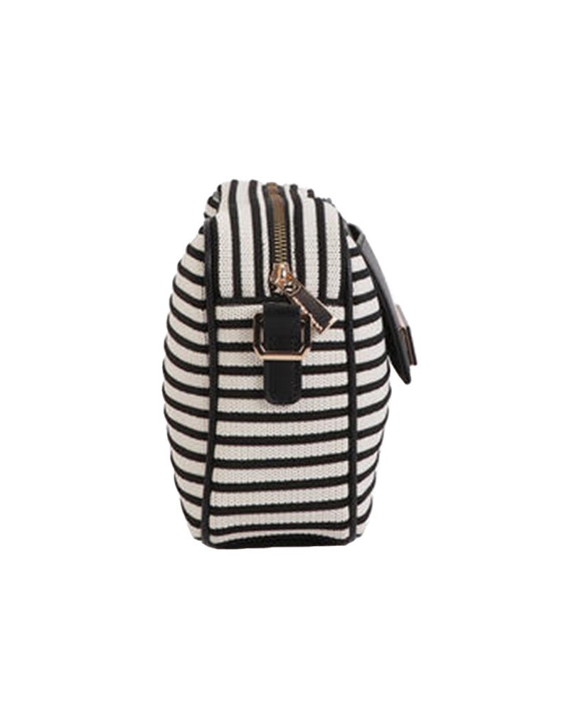 Striped Crossbody Bag Zwart 1 Striped Crossbody Bag Zwart 1