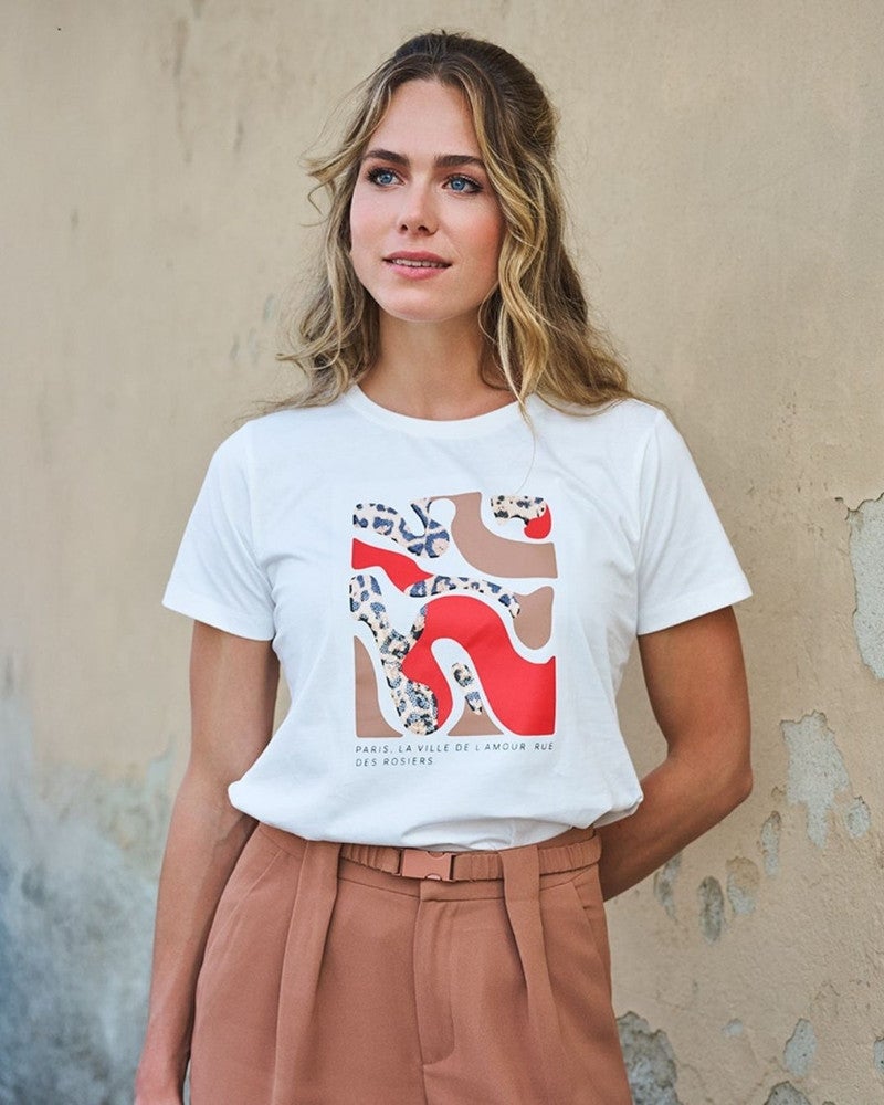 T-shirt 'Paris' Off White T-shirt 'Paris' Off White