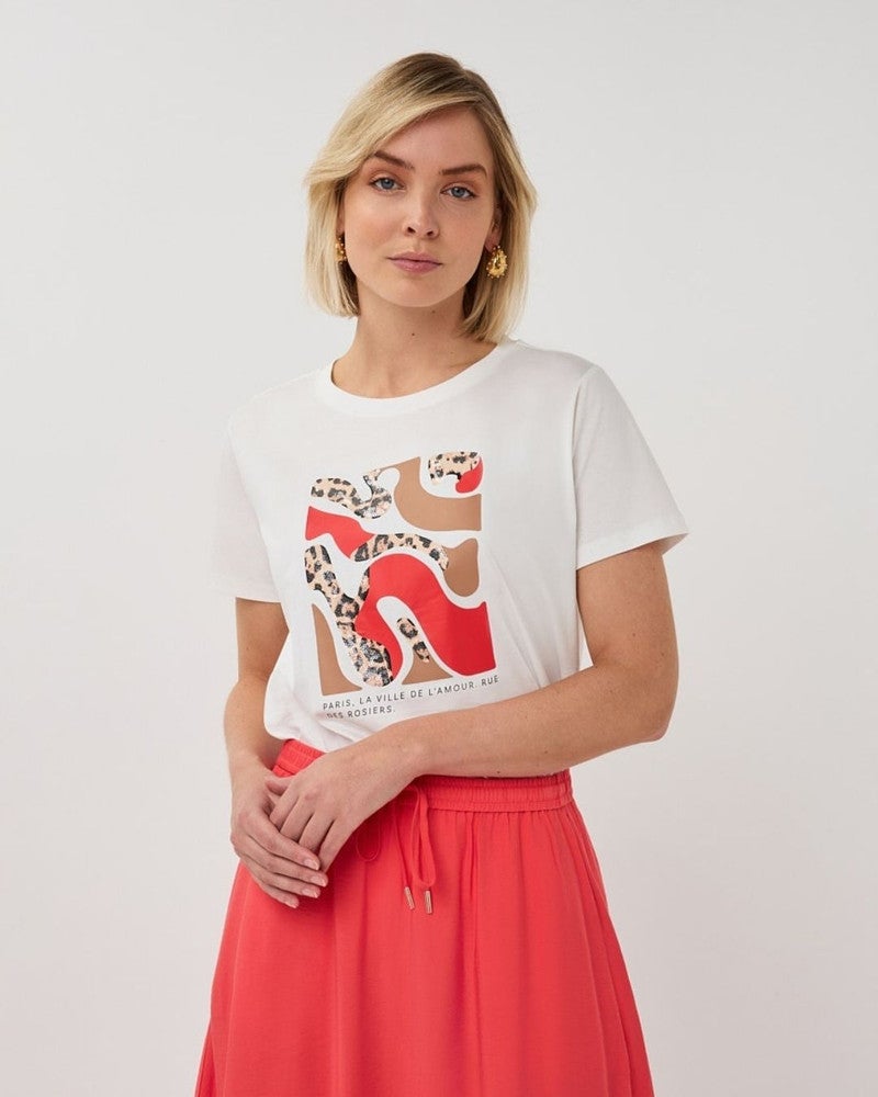 T-shirt 'Paris' Off White T-shirt 'Paris' Off White