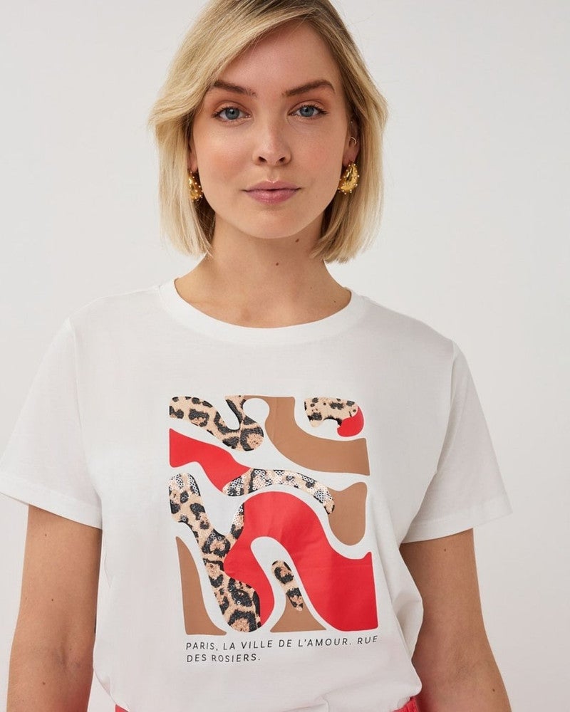 T-shirt 'Paris' Off White T-shirt 'Paris' Off White