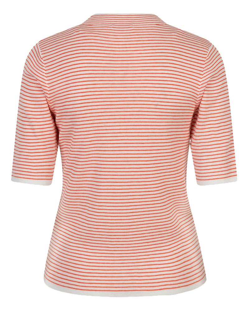 Sweater s/slve striped Rood Sweater s/slve striped Rood