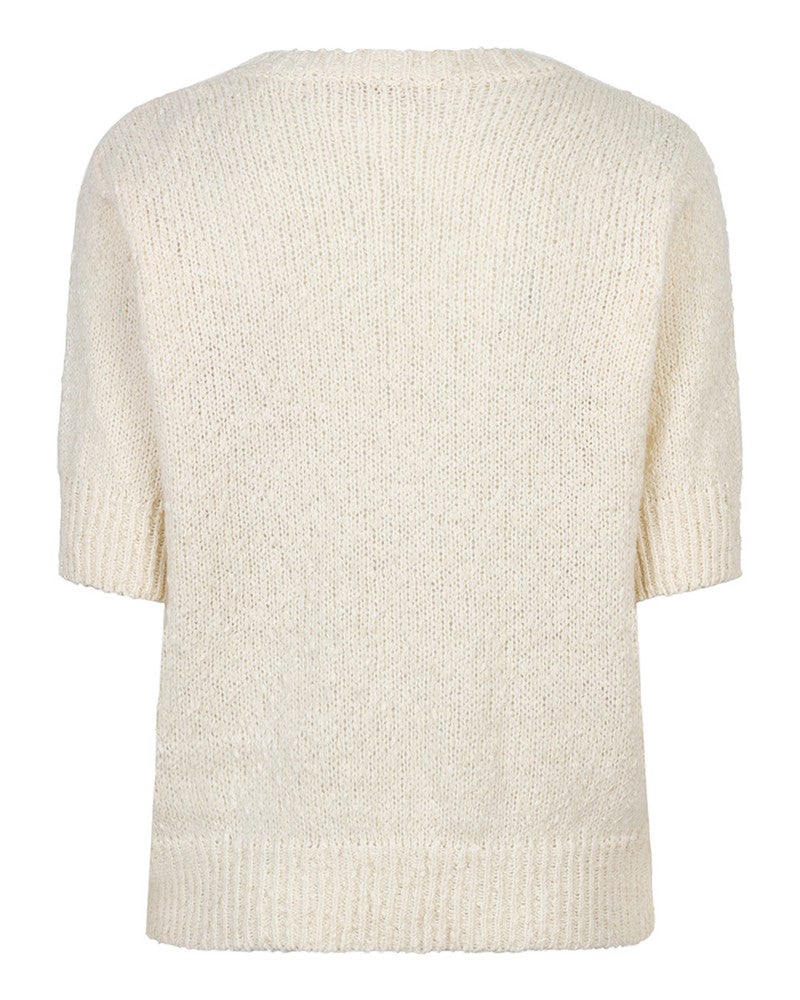 Sweater s/slve sequins Ecru Sweater s/slve sequins Ecru