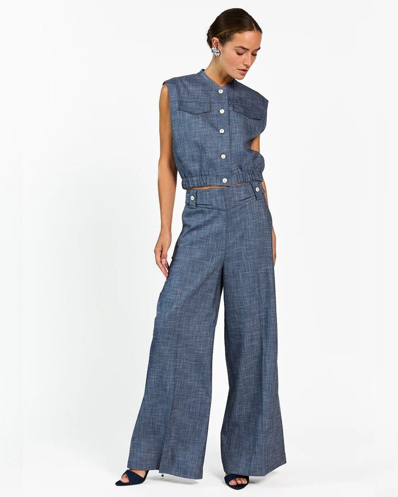 NORE BUTTONS DENIM VIS 368 Donker Blauw NORE BUTTONS DENIM VIS 368 Donker Blauw