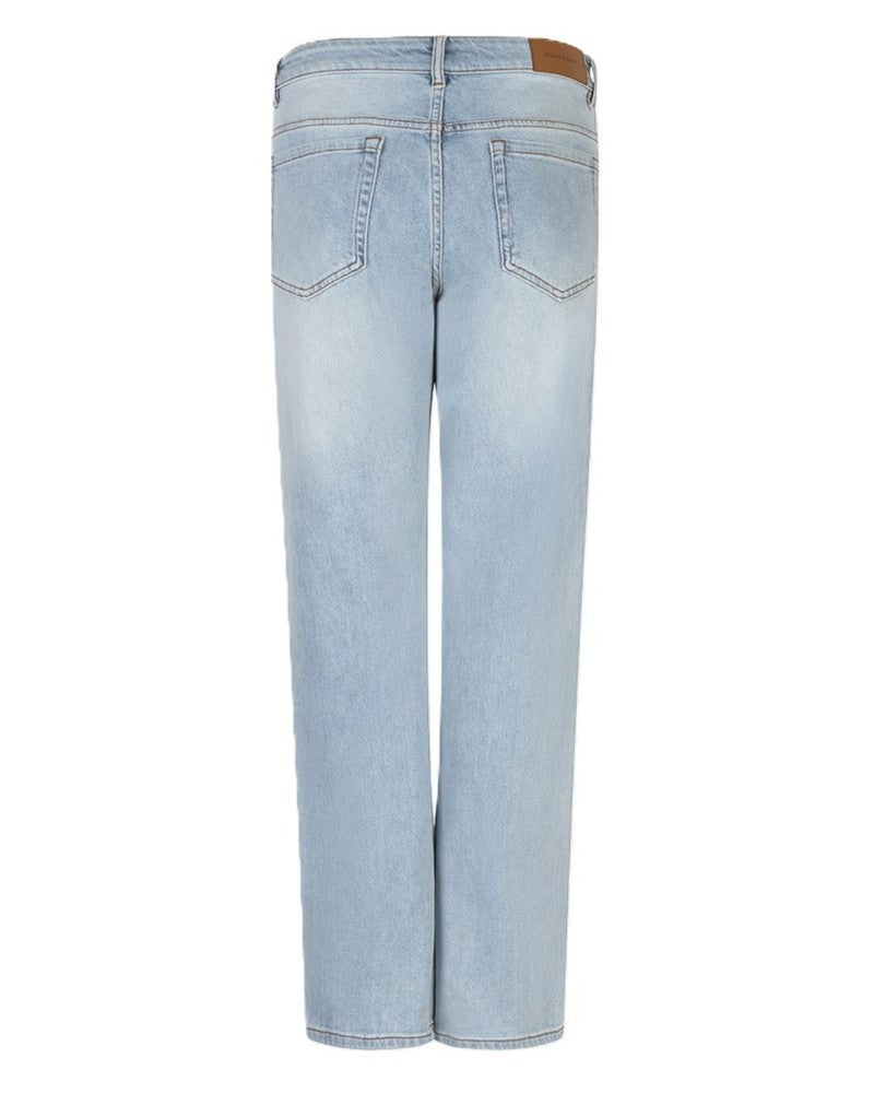 Trousers jeans embroidery Blauw Trousers jeans embroidery Blauw