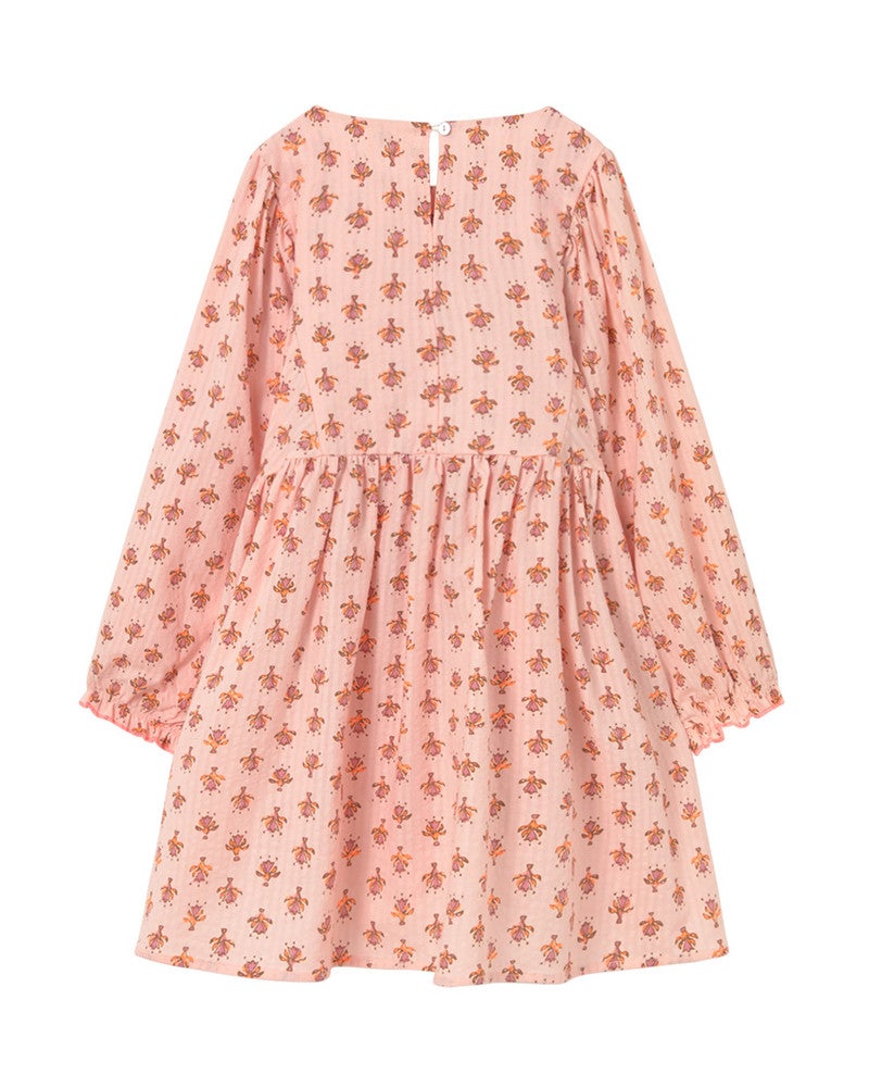Alba indiana flower print dress Roze Alba indiana flower print dress Roze