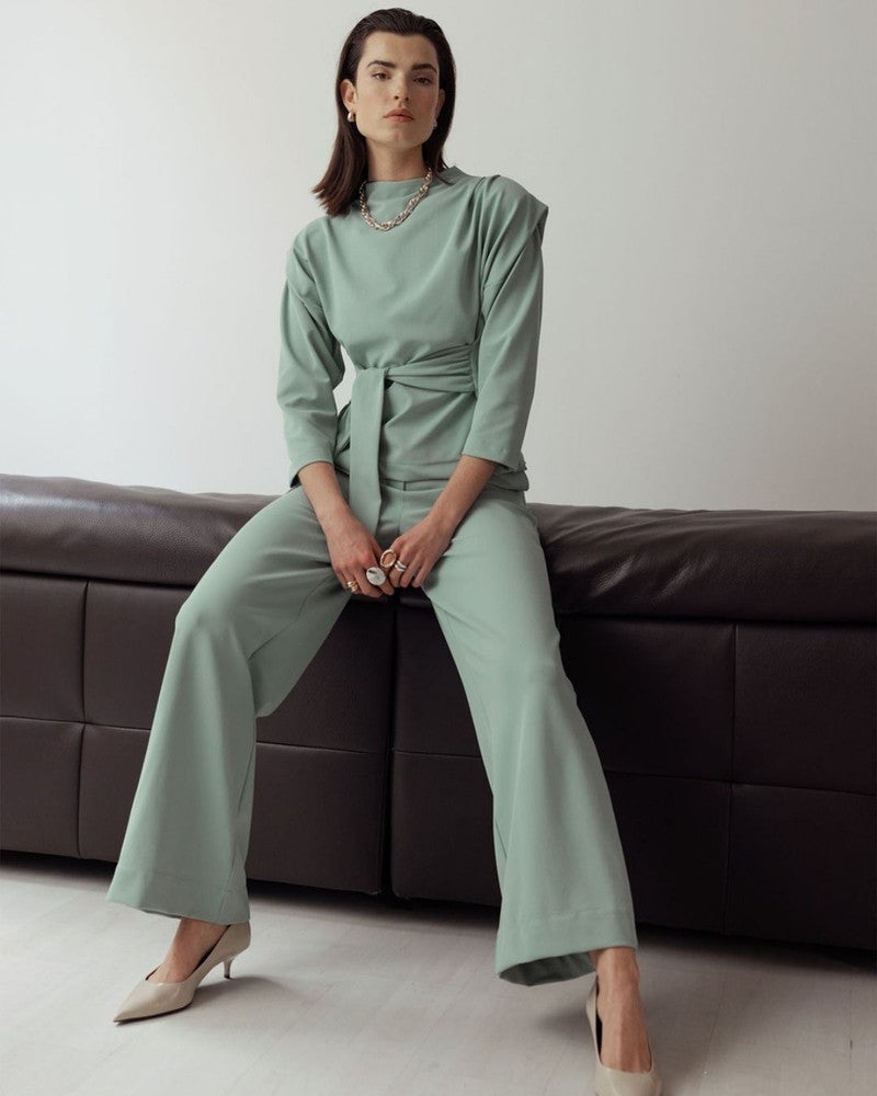 Luz twill trousers Groen Luz twill trousers Groen