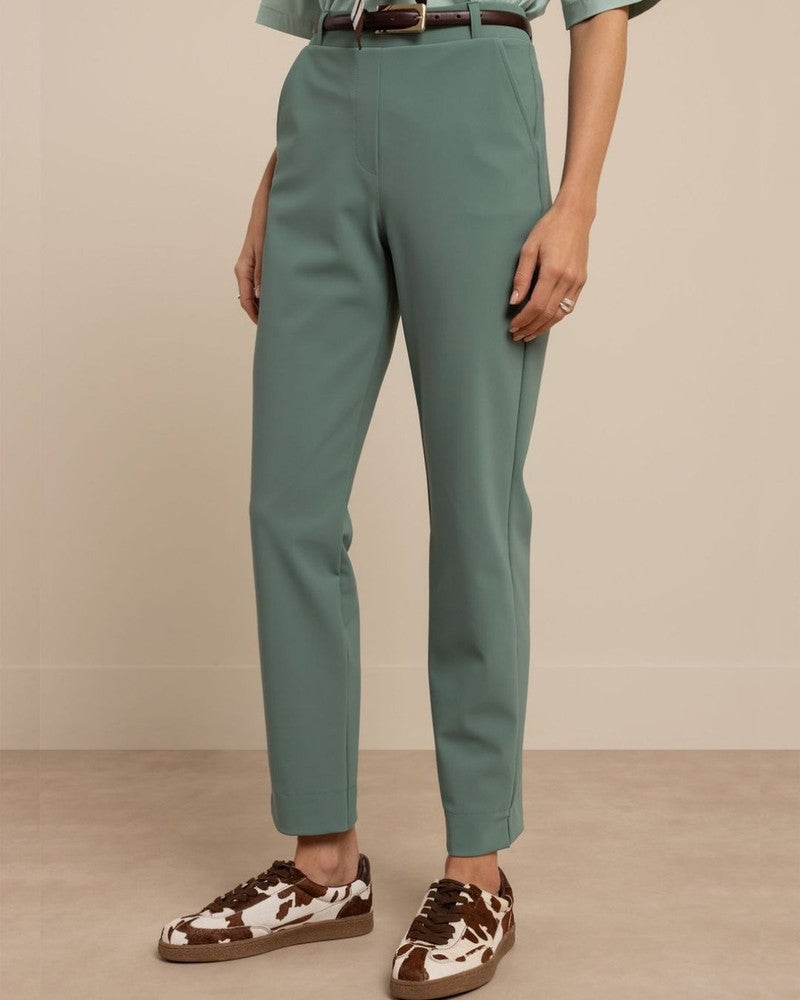 Anne bonded trousers Groen Anne bonded trousers Groen