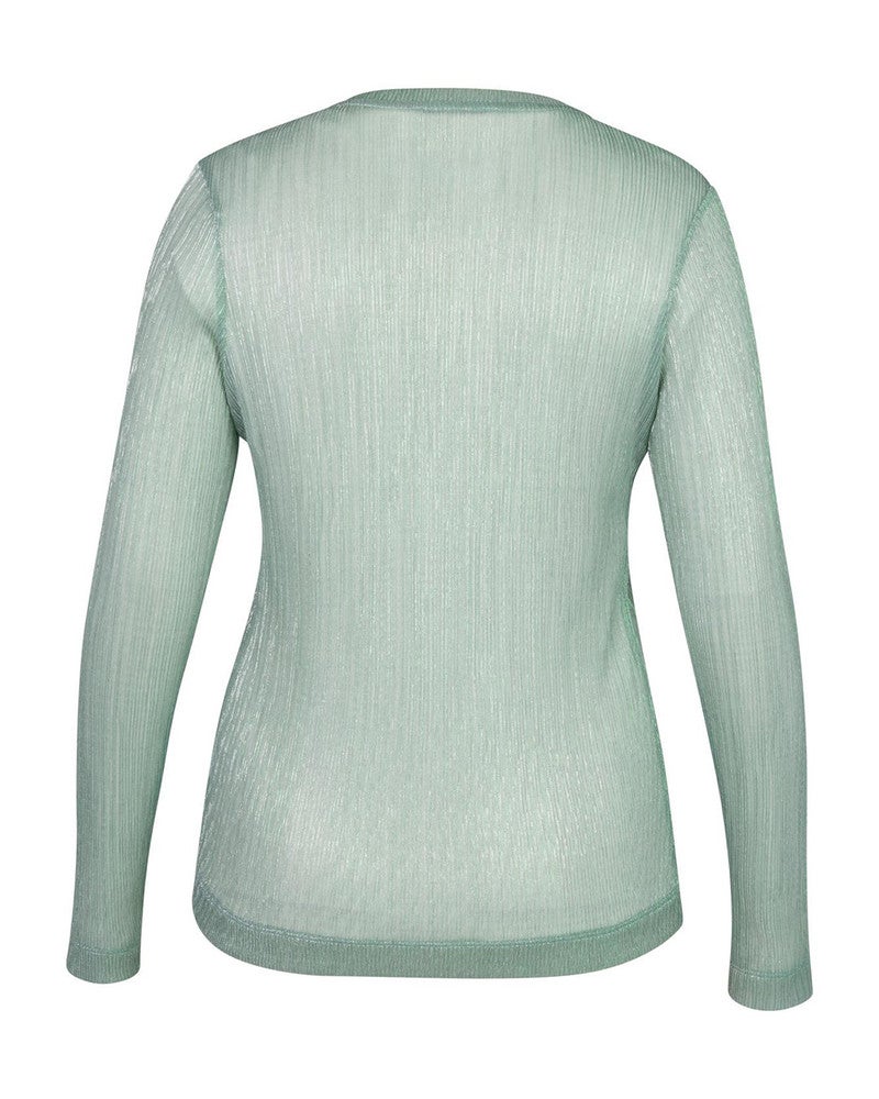 Roxy lurex plisse top Groen Roxy lurex plisse top Groen