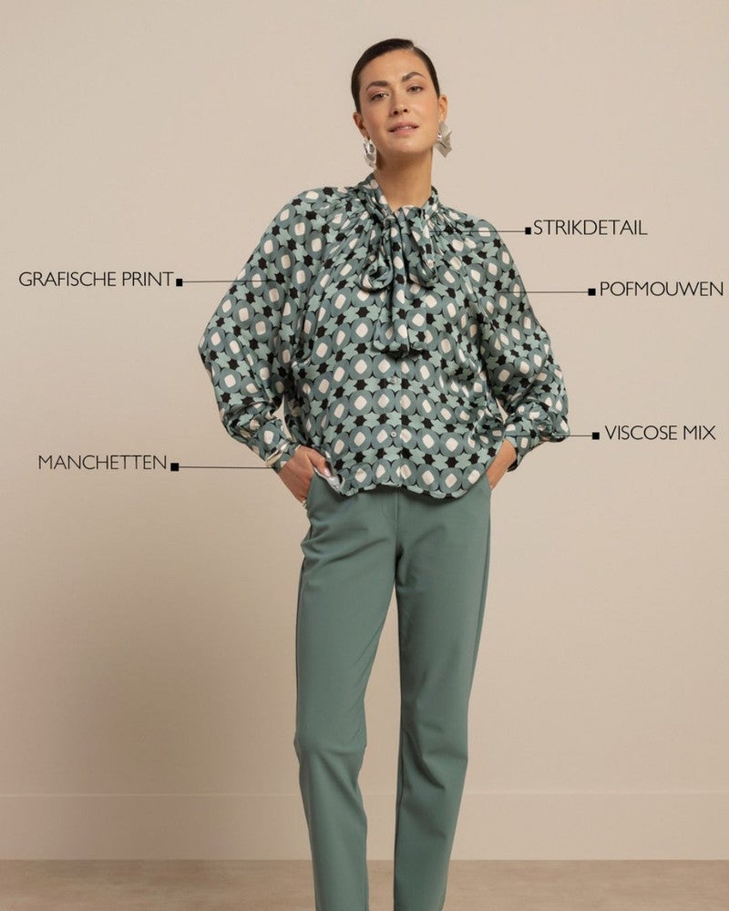 Lorina circle blouse Multi Lorina circle blouse Multi