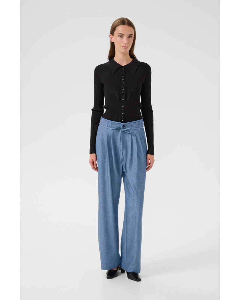 KBRo Solid Pants Blauw KBRo Solid Pants Blauw