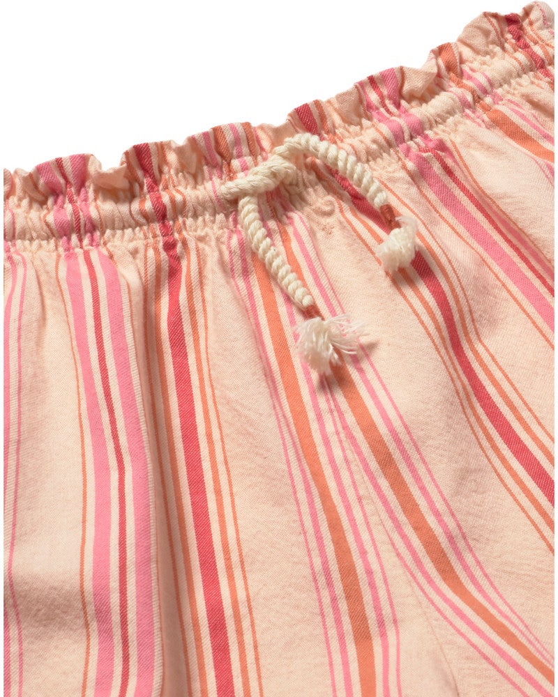 Nia striped cotton shorts Roze Nia striped cotton shorts Roze