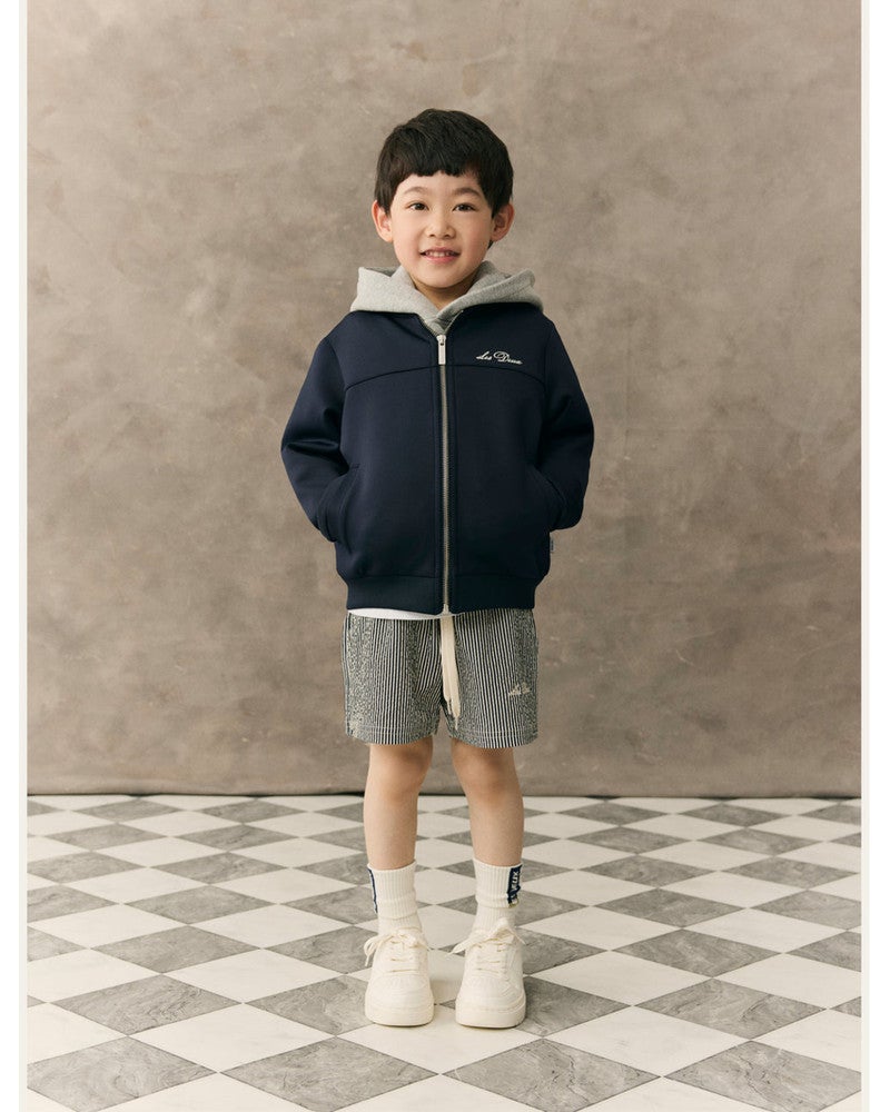 Ballier Crew Track Jacket Donker Blauw Ballier Crew Track Jacket Donker Blauw