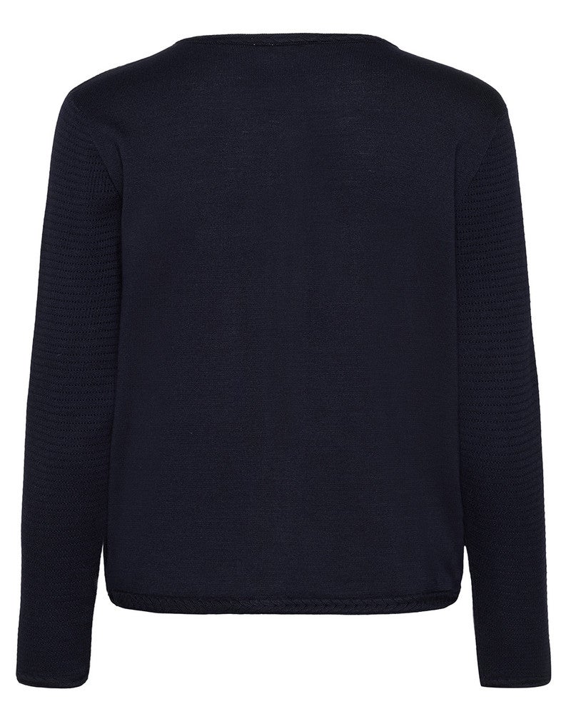 LeciaSZ LS Cardigan Donker Blauw LeciaSZ LS Cardigan Donker Blauw