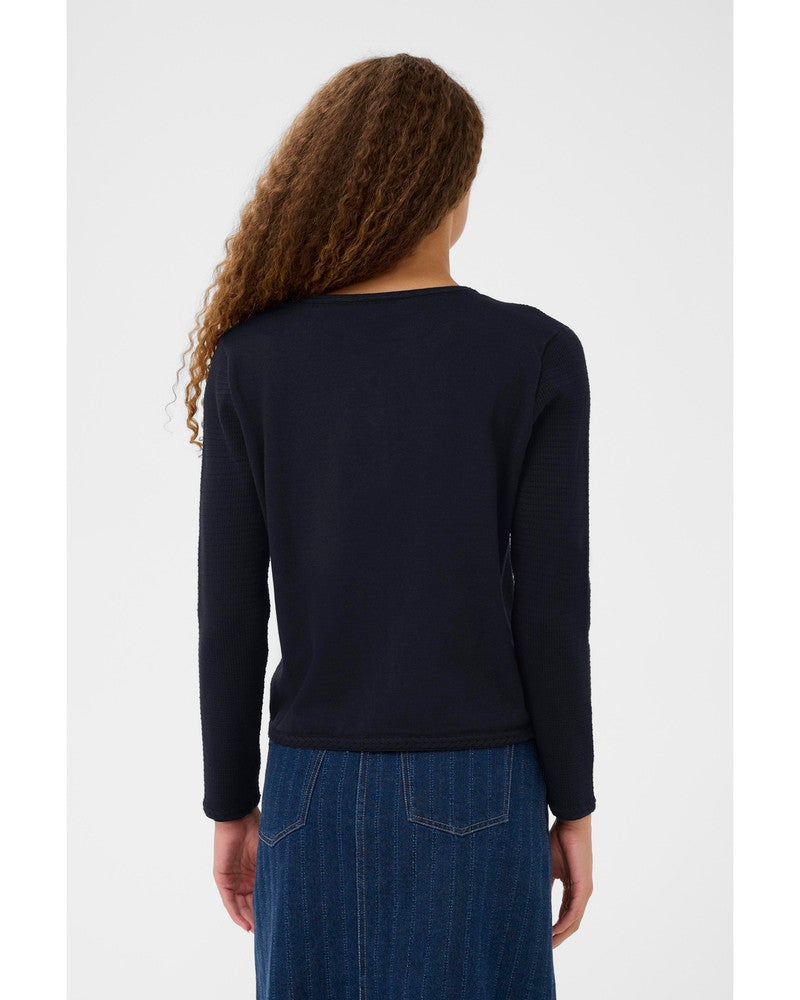 LeciaSZ LS Cardigan Donker Blauw LeciaSZ LS Cardigan Donker Blauw