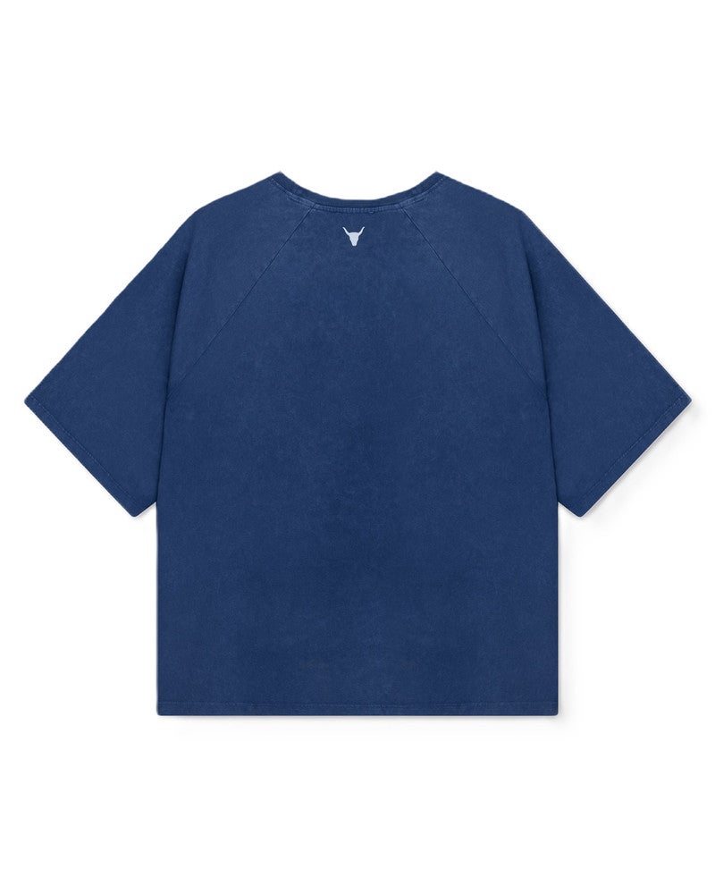 ladies knitted raglan t-shirt Donker Blauw ladies knitted raglan t-shirt Donker Blauw