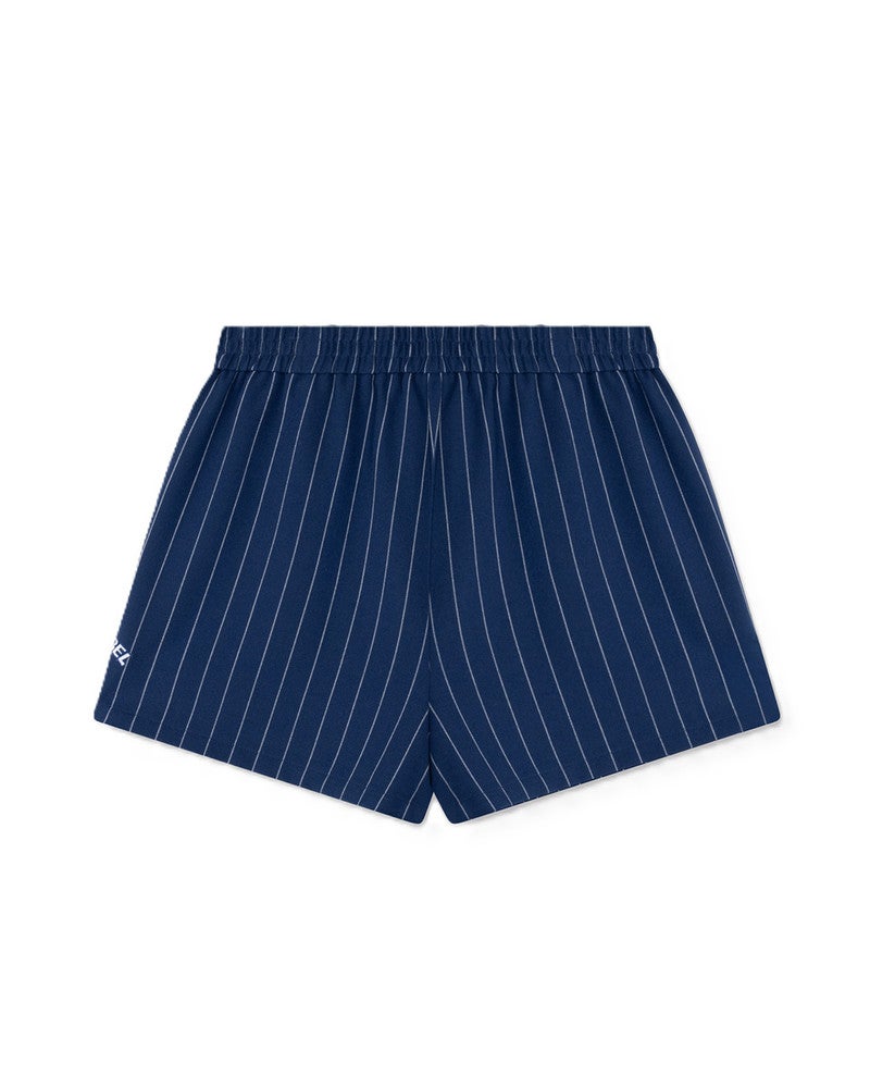 ladies woven clean striped shorts Donker Blauw ladies woven clean striped shorts Donker Blauw