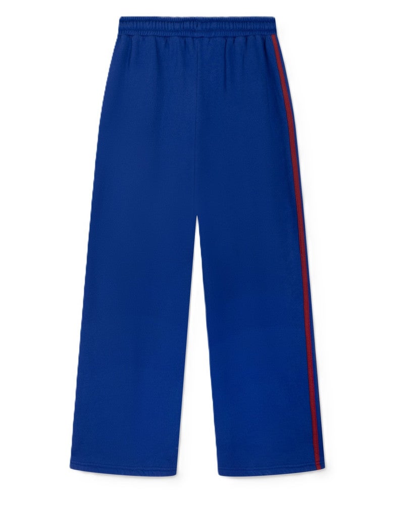 ladies knitted logo tape pants Blauw ladies knitted logo tape pants Blauw