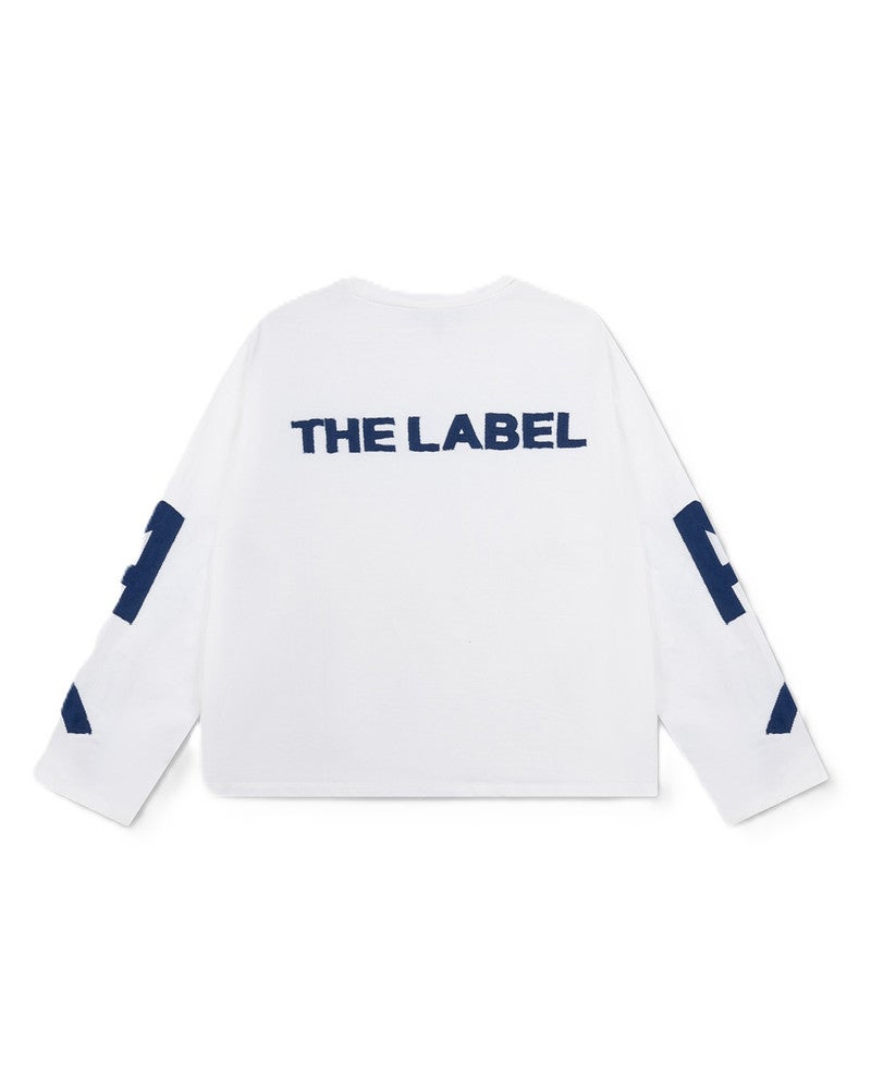 ladies knitted patch longsleeve t-shirt Off White ladies knitted patch longsleeve t-shirt Off White