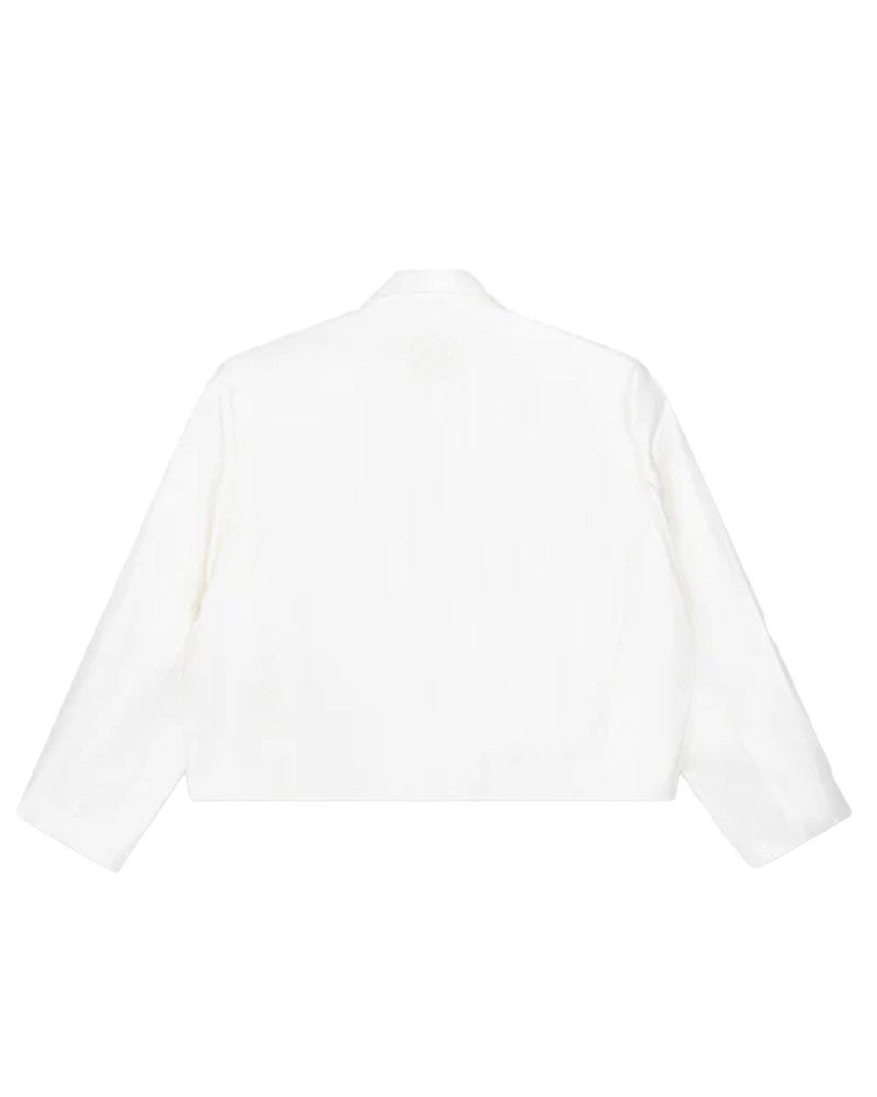 ladies woven cropped blouse MYRA Off White ladies woven cropped blouse MYRA Off White