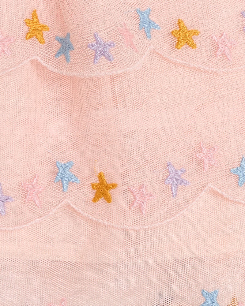 Skirt Tule Layered Stars Roze Skirt Tule Layered Stars Roze