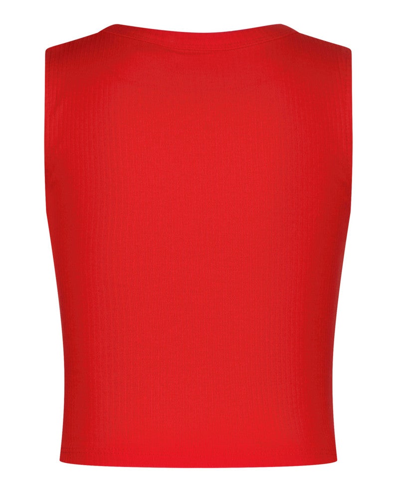 Icon-crop rib top Rood Icon-crop rib top Rood