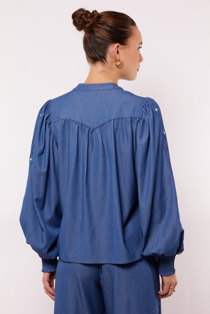 Rebel blouse Blauw Rebel blouse Blauw