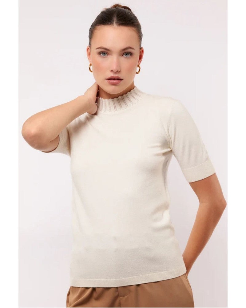 Zayla knit top Off White Zayla knit top Off White