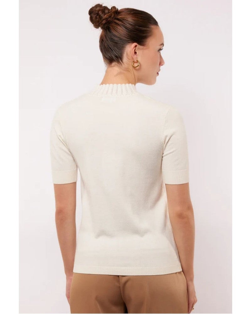 Zayla knit top Off White Zayla knit top Off White