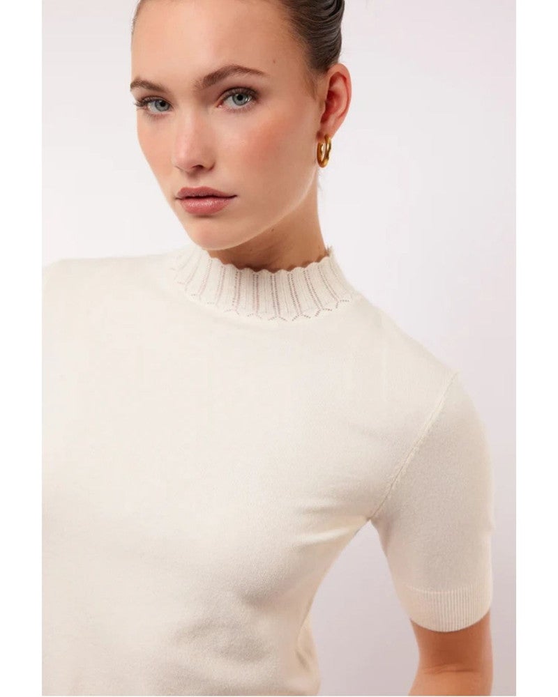 Zayla knit top Off White Zayla knit top Off White
