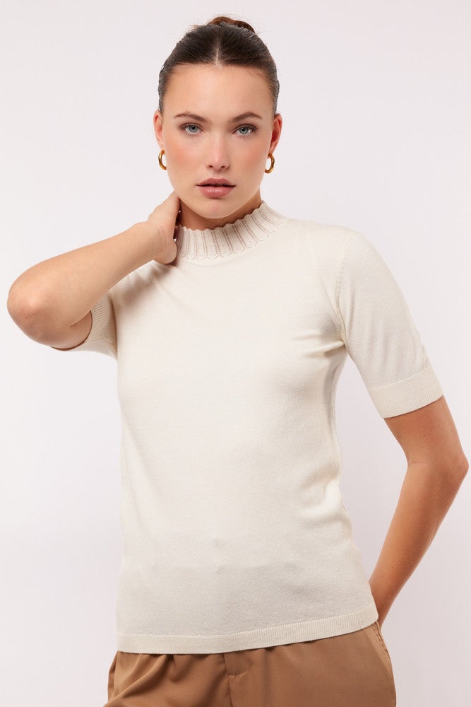 Zayla knit top Off White Zayla knit top Off White