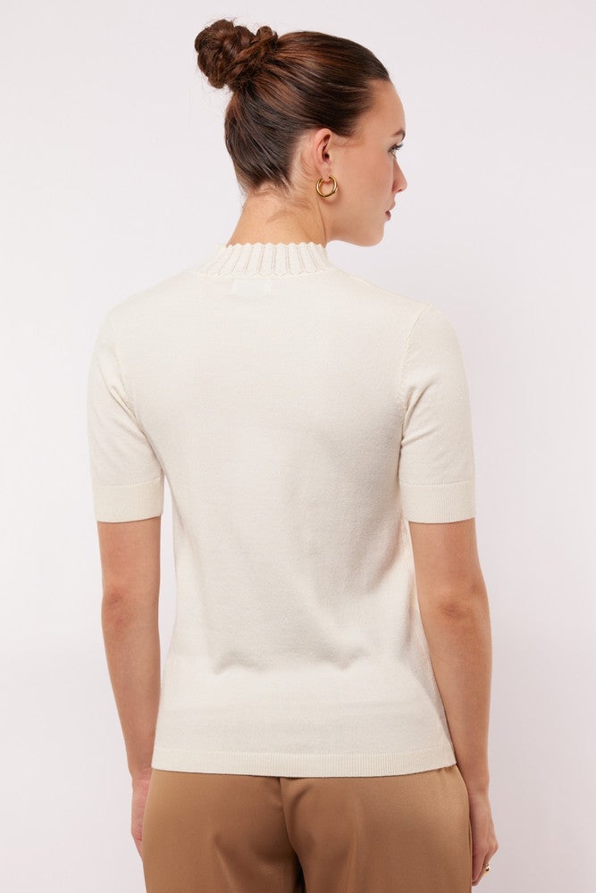 Zayla knit top Off White Zayla knit top Off White