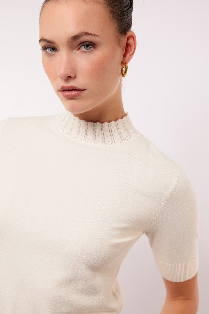 Zayla knit top Off White Zayla knit top Off White