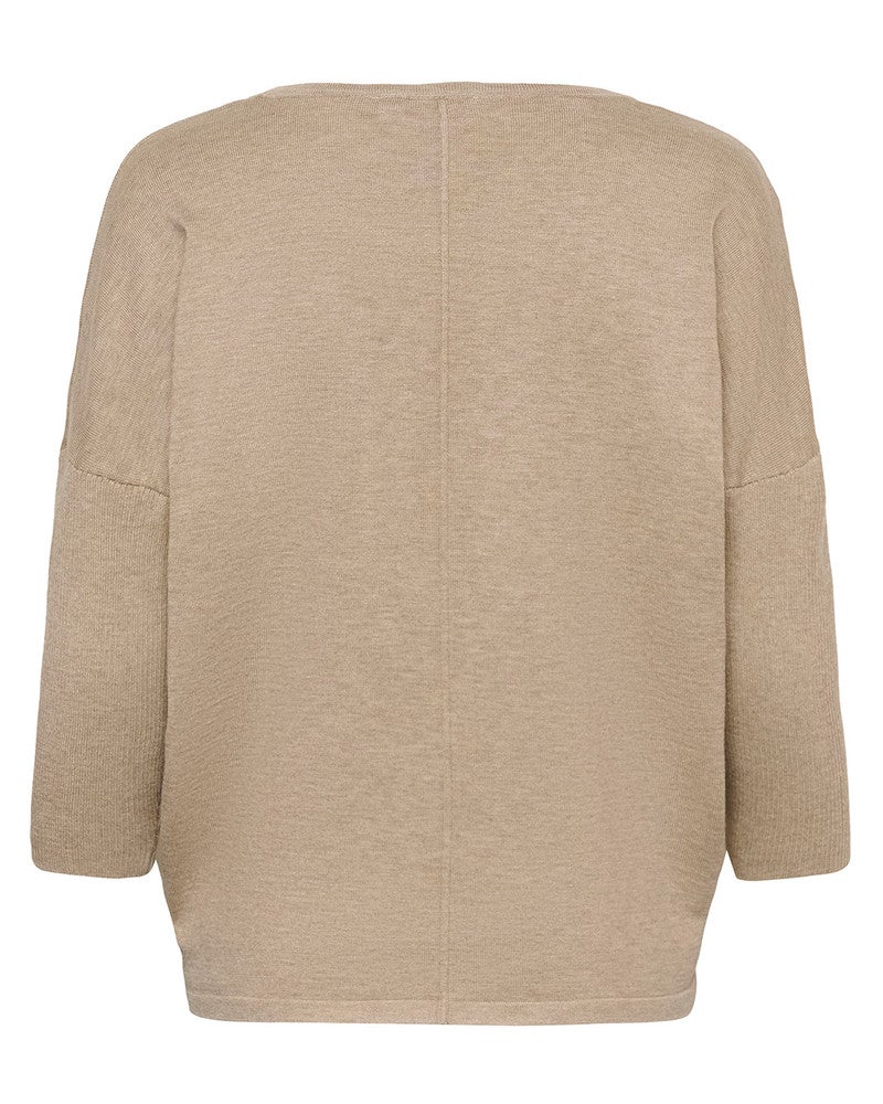 A2561, MilaSZ R-Neck Pullover Zand A2561, MilaSZ R-Neck Pullover Zand