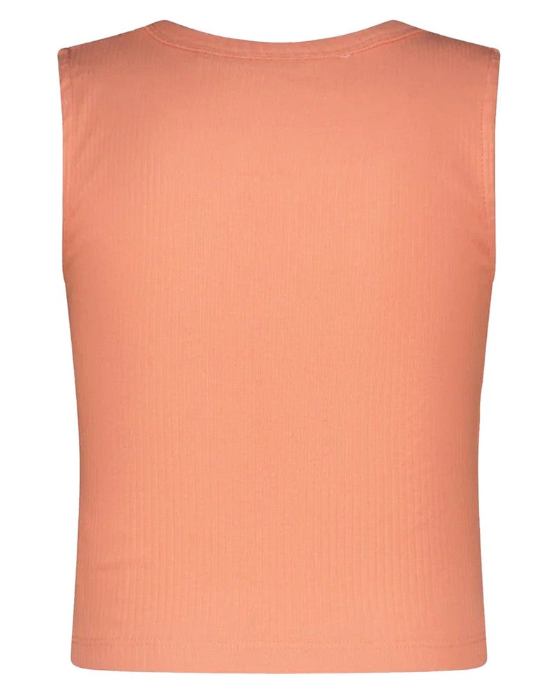 Icon-crop rib top Roze Icon-crop rib top Roze