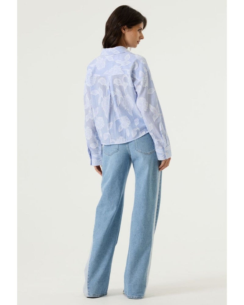 O260022 Ladies Shirt Licht Blauw O260022 Ladies Shirt Licht Blauw