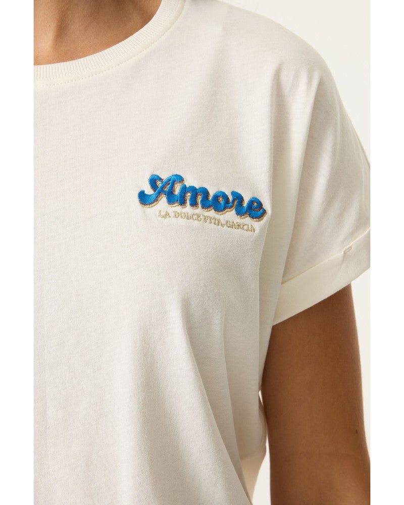 O260001 Ladies T-shirt Off White O260001 Ladies T-shirt Off White