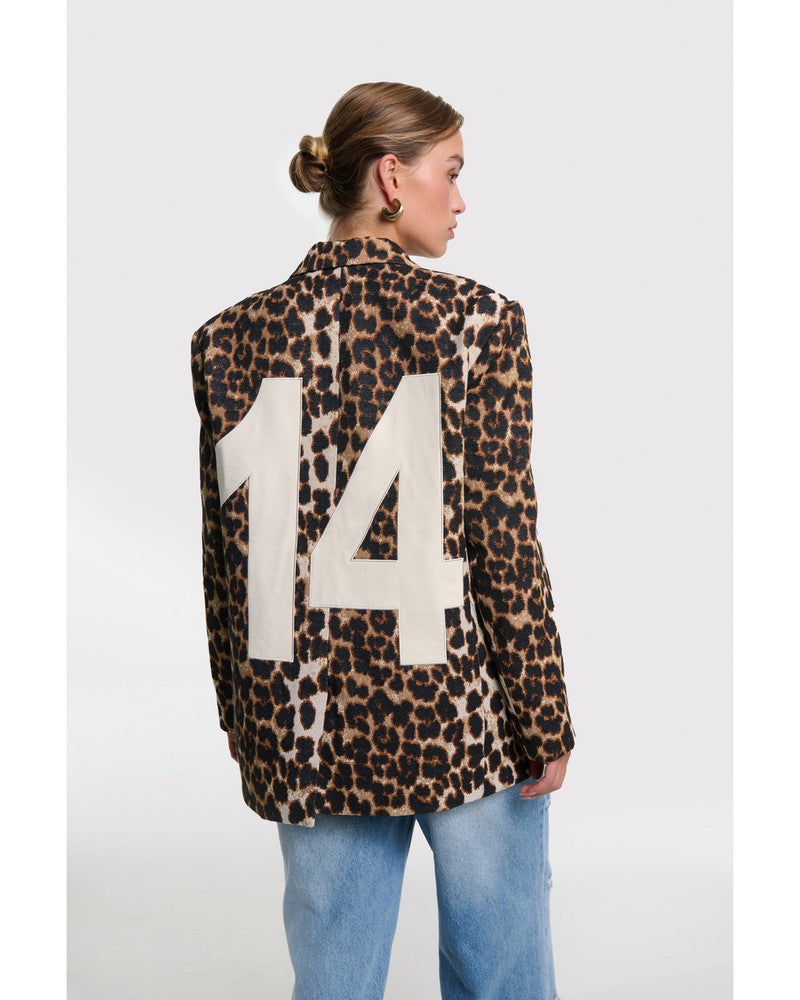 ladies woven big 2014 animal blazer Bruin 1 ladies woven big 2014 animal blazer Bruin 1