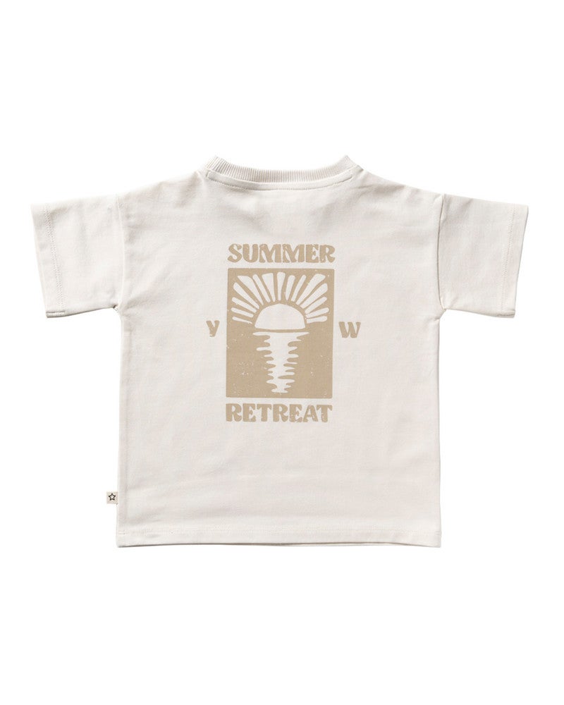 Sunset Wide Tee Off White Sunset Wide Tee Off White